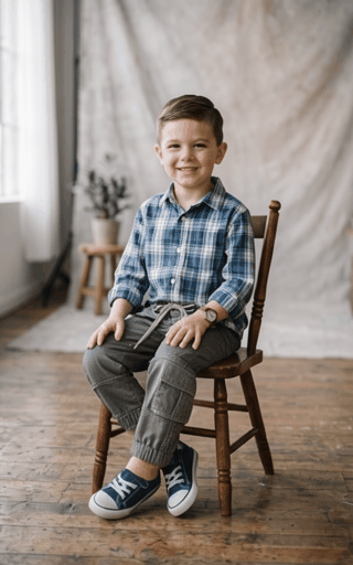Kids fashion AI try-on animation